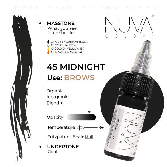 Nuva Colors 45 Midnight 15ml (1/2oz)