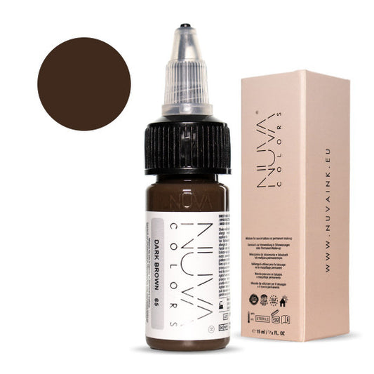 Nuva Colors 65 Dark Brown 15ml (1/2oz)