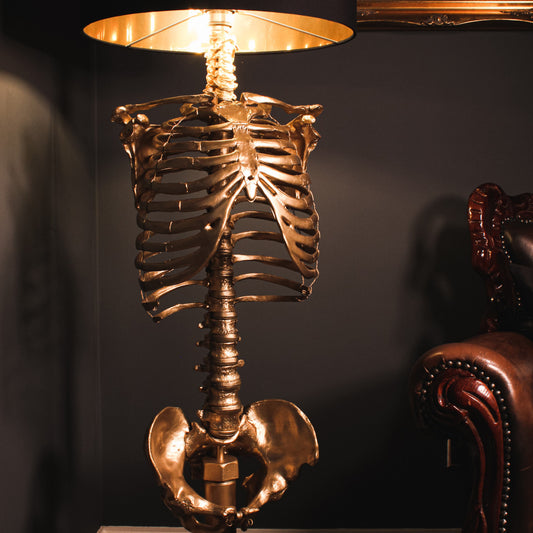 The Skeleton Floor Lamp- Gold Edition