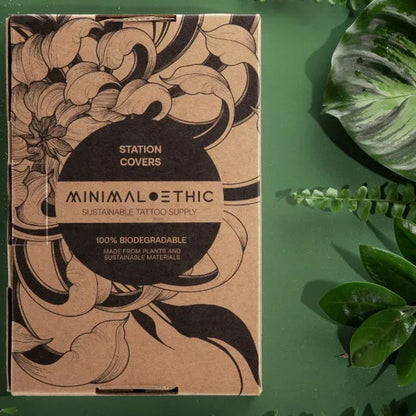 Minimal Ethic Biodegradable Station Covers - Black - 800mm x 600mm -  Box of 30