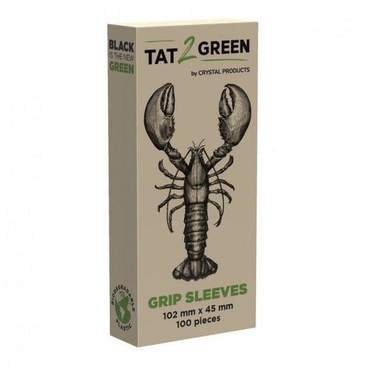 Tat2Green Barrier Grip Sleeves Black Box of 100