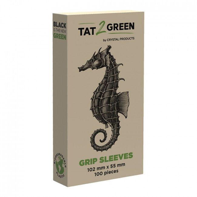 Tat2Green Barrier Grip Sleeves Black Box of 100