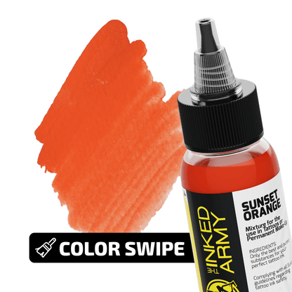 The Inked Army Tattoo Colour Sunset Orange