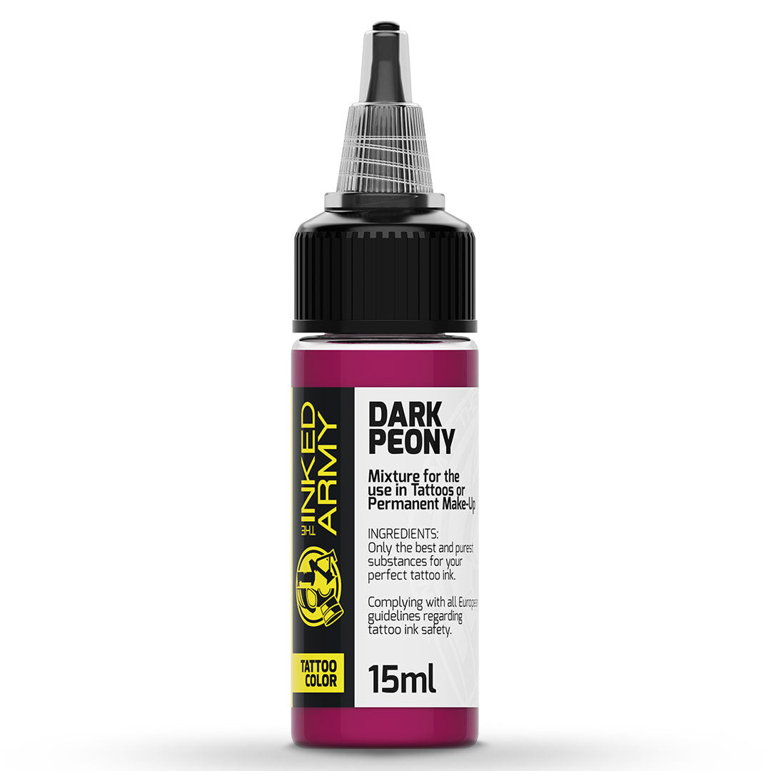 The Inked Army Tattoo Colour Dark Peony