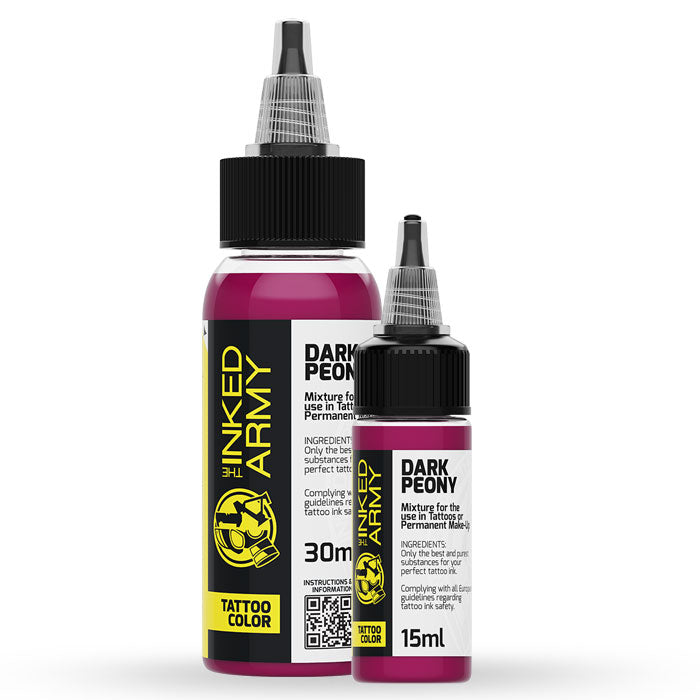 The Inked Army Tattoo Colour Dark Peony