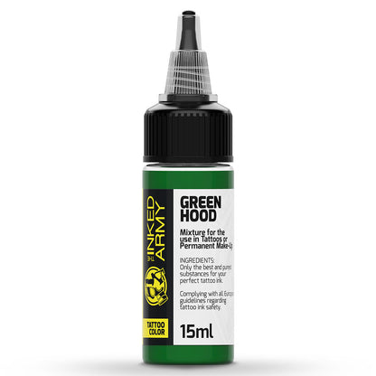 The Inked Army Tattoo Colour Green Hood