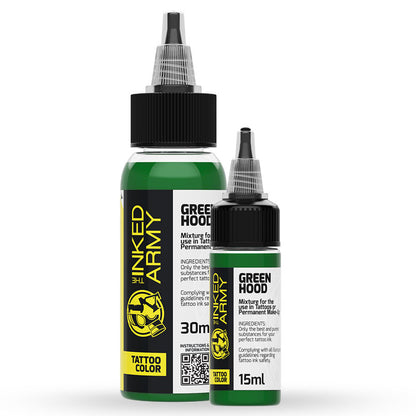 The Inked Army Tattoo Colour Green Hood