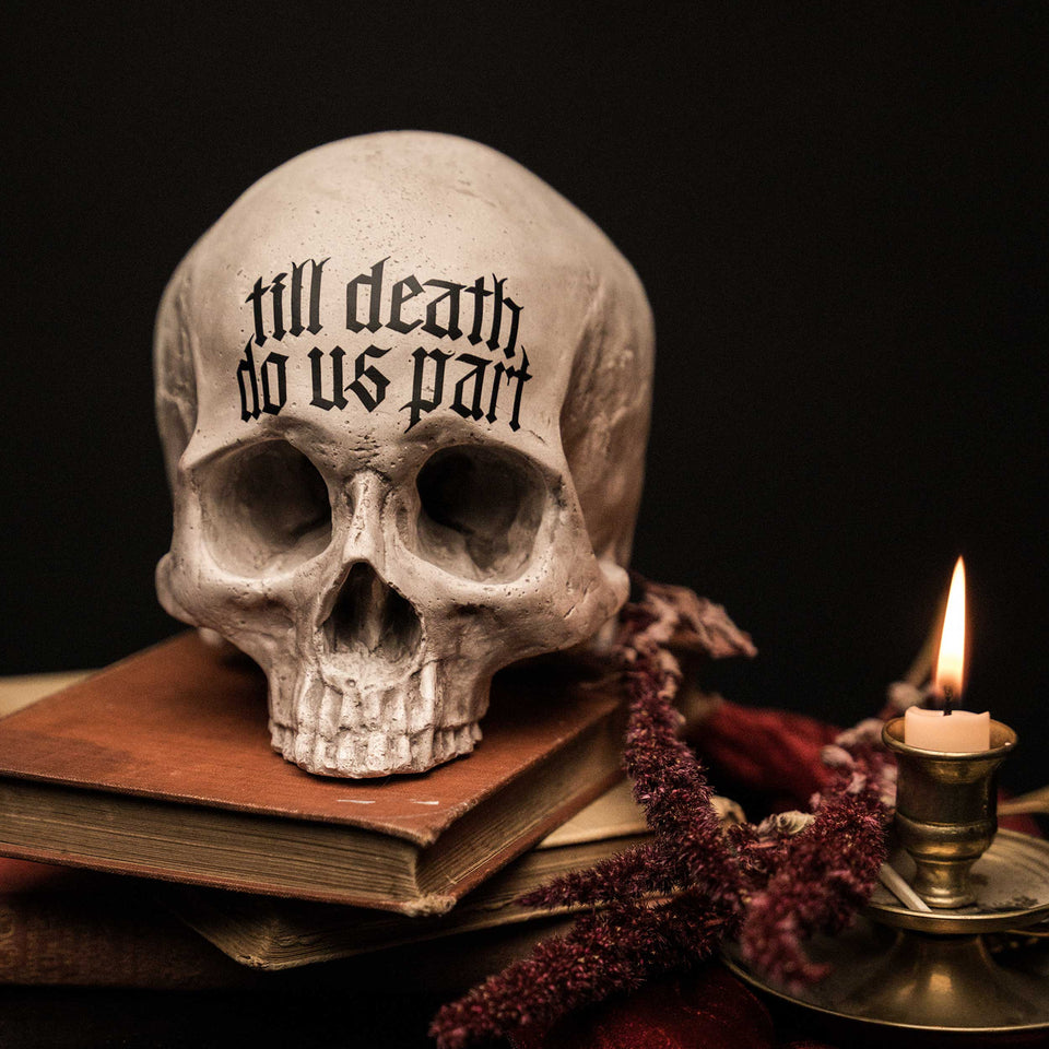 Till Death Do Us Part- Skull Ornament