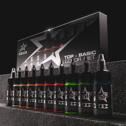 Unistar Ink Top Basic Color Set 10x30ml