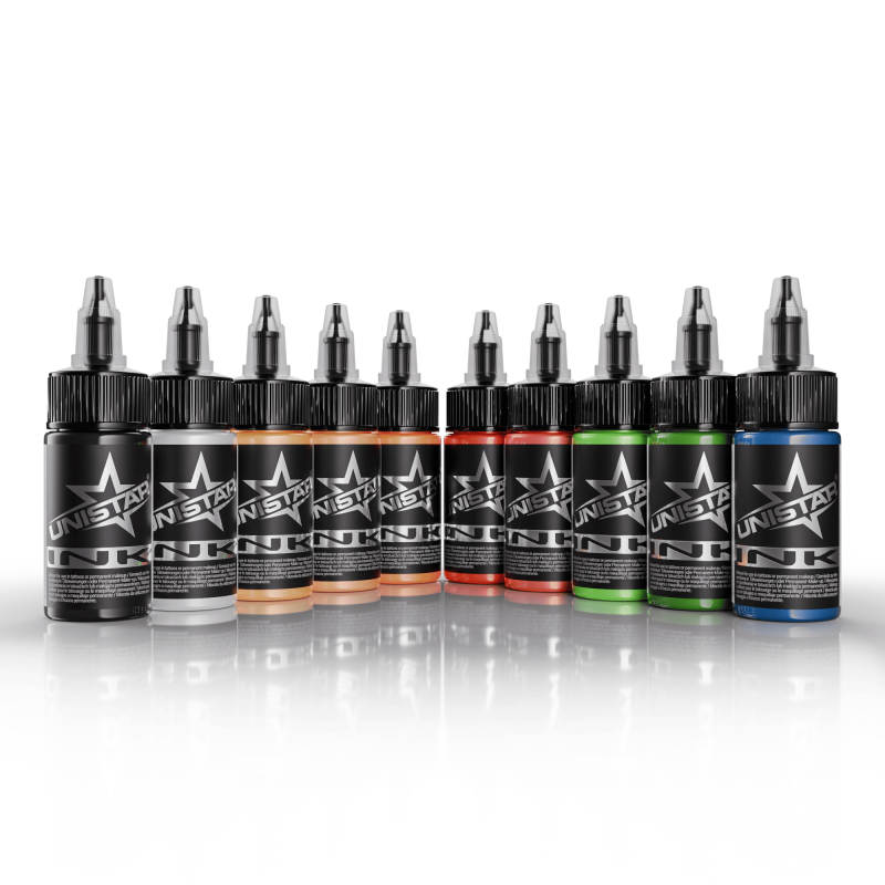 Unistar Ink Top Basic Color Set 10x30ml