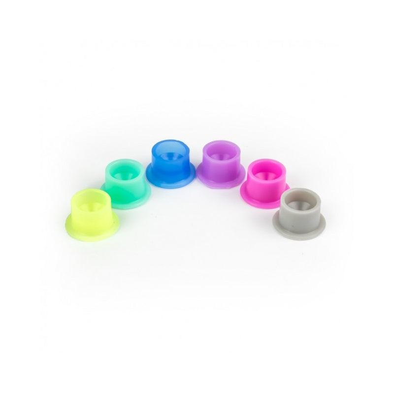 Unistar Ink Cups Stable Silicone  Jar of 100 Mixed Colours