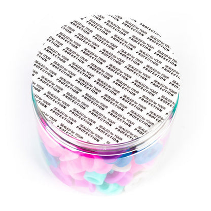 Unistar Ink Cups Stable Silicone  Jar of 100 Mixed Colours