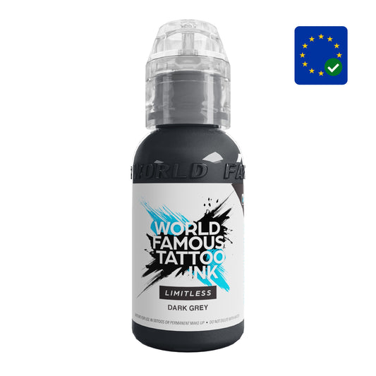 World Famous Limitless Tattoo Ink Dark Grey 1 (30ml)