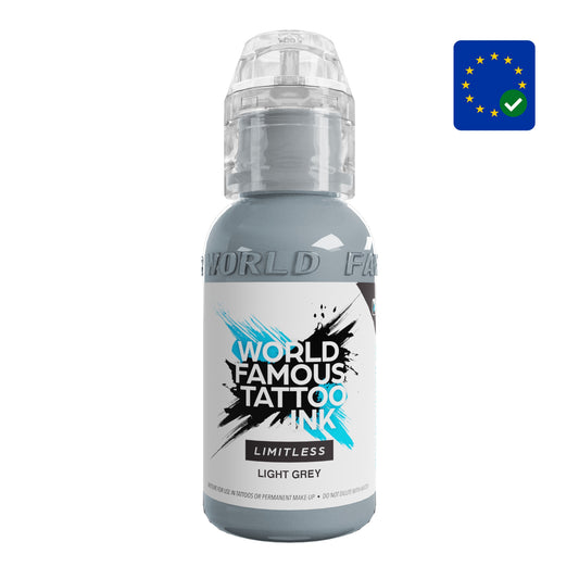 World Famous Limitless Tattoo Ink Light Grey 1 V2 (30ml)