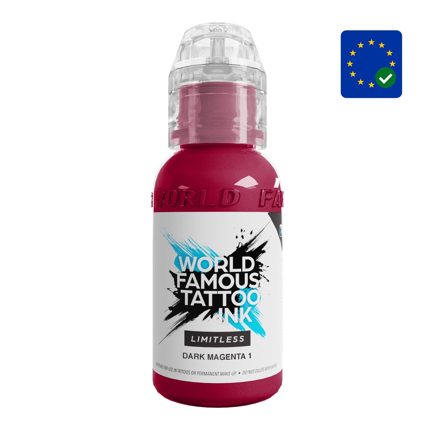 World Famous Limitless Tattoo Ink Dark Magenta 1 (30ml)