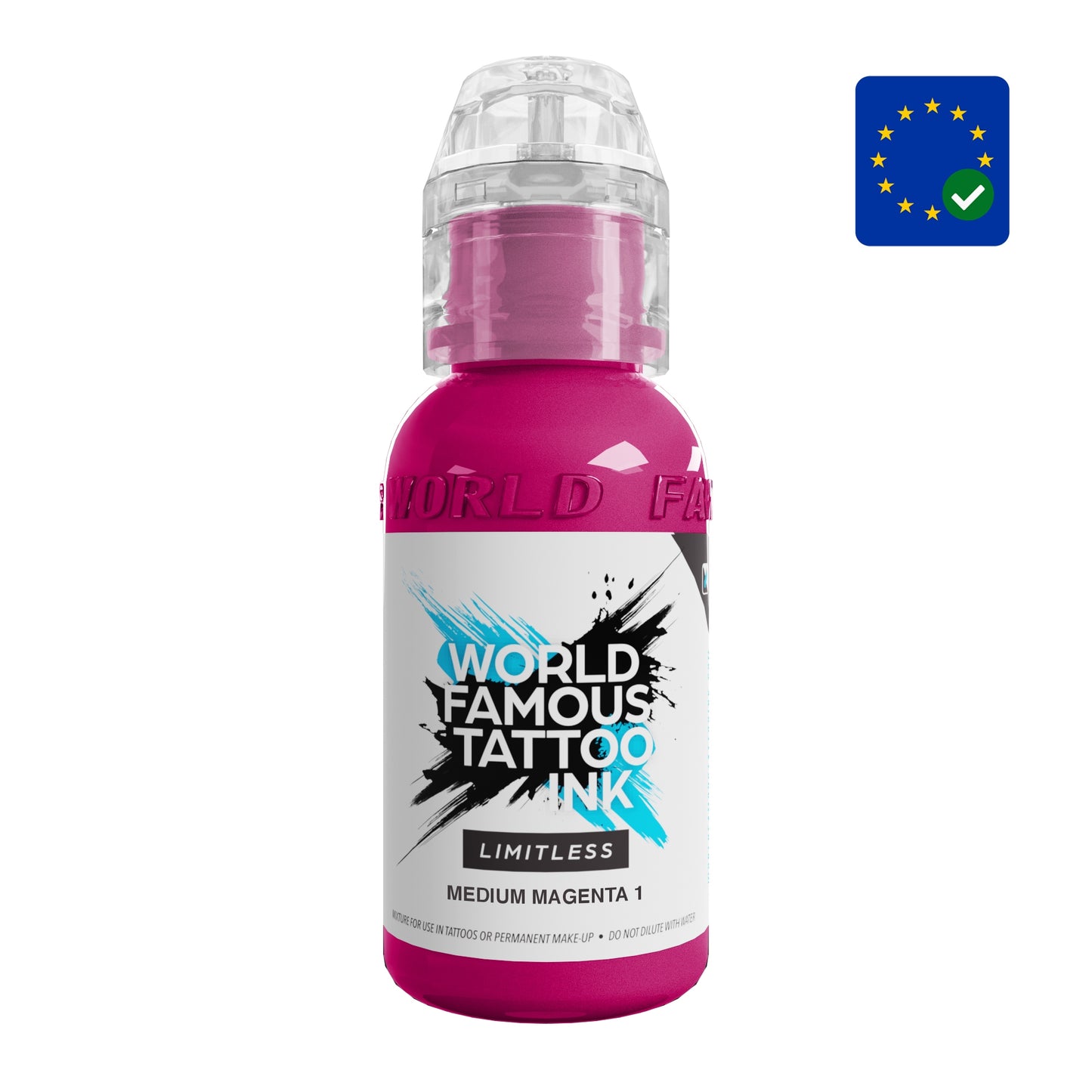 World Famous Limitless Tattoo Ink Medium Magenta 1 (30ml)