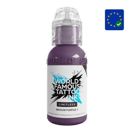 World Famous Limitless Tattoo Ink Medium Purple 1 V2 (30ml)