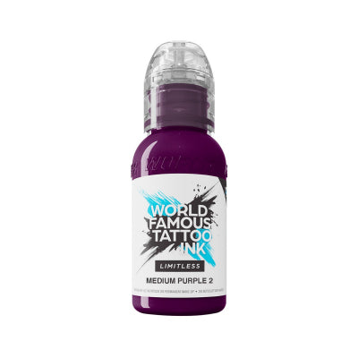 World Famous Limitless Tattoo Ink Medium Purple 2 (30ml)