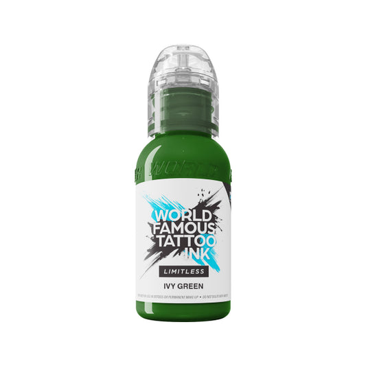 World Famous Limitless Tattoo Ink Ivy Green (30ml)