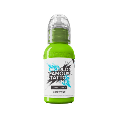 World Famous Limitless Tattoo Ink Lime Zest (30ml)