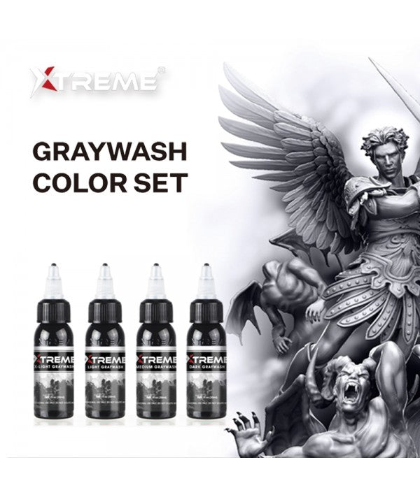 Xtreme Ink Greywash  Set 4x120ml Reach 2023